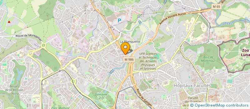 localisation de l'entreprise SCI DE LA LYRE à MONTPELLIER