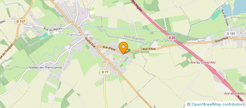 localisation de l'entreprise SCI DE LA LYS  THEROUANNE