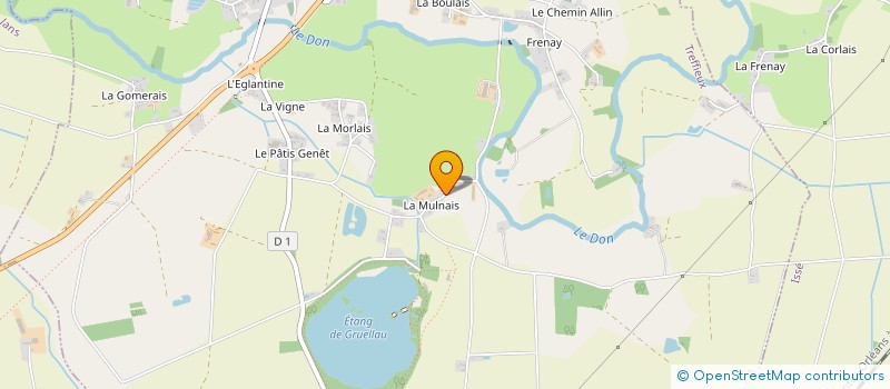 localisation de l'entreprise SCI DE LA MACLAIS  TREFFIEUX