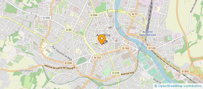 localisation de l'entreprise SCI DE LA MADELEINE à AUXERRE