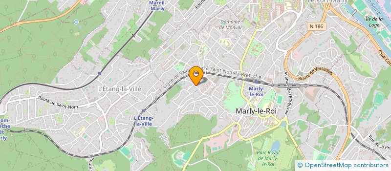 localisation de l'entreprise SCI DE LA MADELEINE  MARLY-LE-ROI