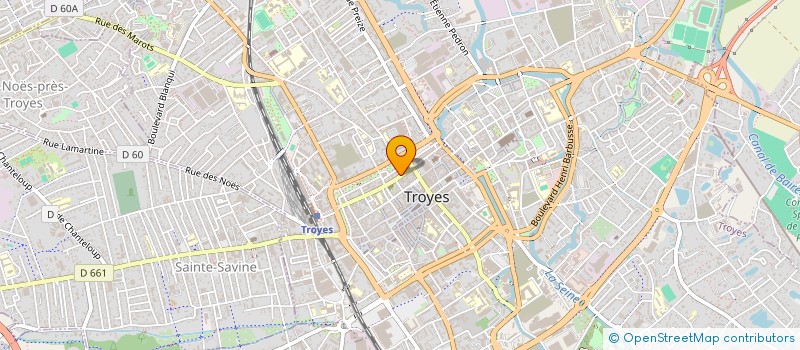 localisation de l'entreprise SCI DE LA MADELEINE à TROYES