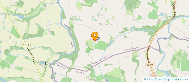 localisation de l'entreprise SCI DE LA MADELEINE  MONCRABEAU