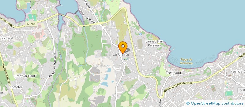 localisation de l'entreprise SCI DE LA MADELEINE  PERROS-GUIREC