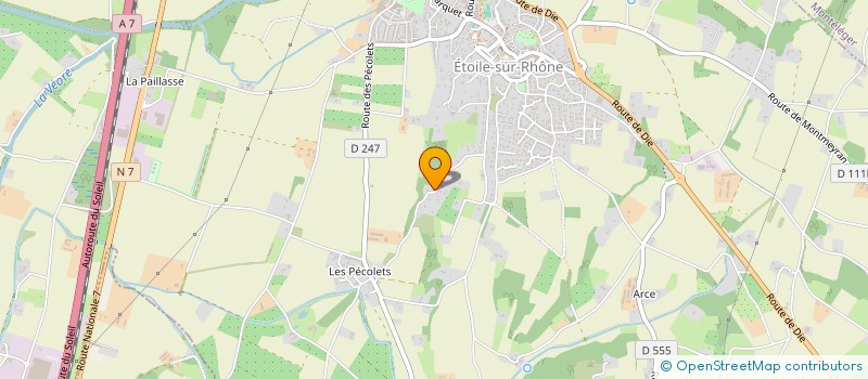 localisation de l'entreprise SCI DE LA MADELEINE  ETOILE-SUR-RHONE