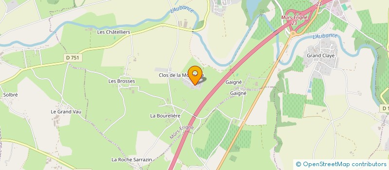 localisation de l'entreprise SCI DE LA MADELEINE  MURS-ERIGNE