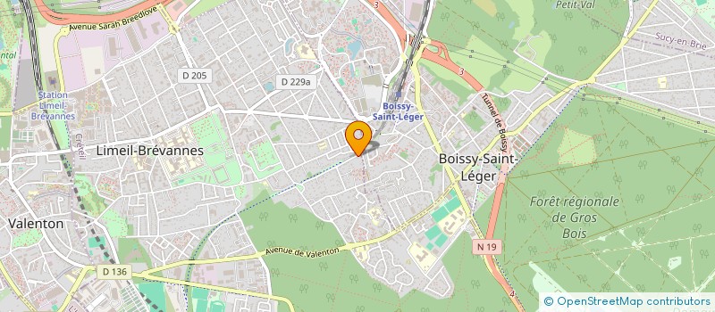 localisation de l'entreprise SCI DE LA MADELEINE à LIMEIL-BREVANNES