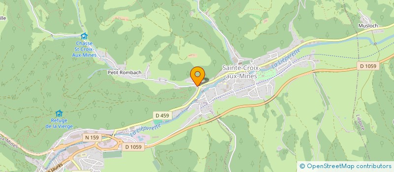 localisation de l'entreprise SCI DE LA MADELEINE  SAINTE-CROIX-AUX-MINES