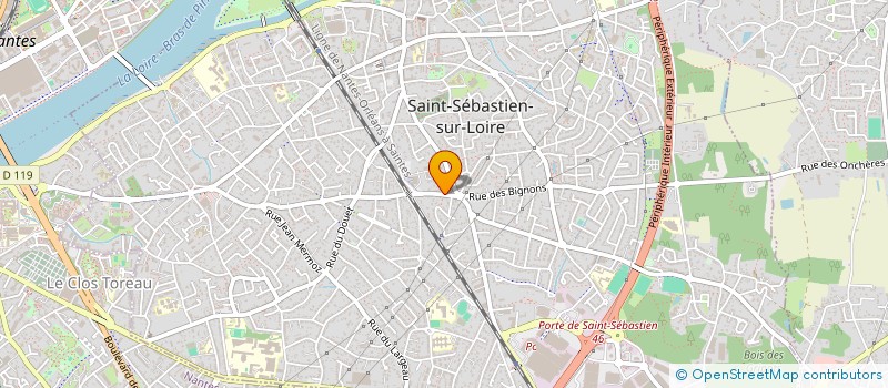 localisation de l'entreprise SCI DE LA MADELEINE SAMLEQUE  SAINT-SEBASTIEN-SUR-LOIRE