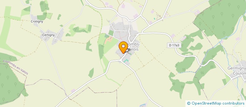 localisation de l'entreprise SCI DE LA MADRIE  COULOMBS-EN-VALOIS
