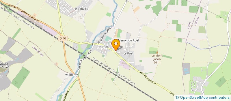 localisation de l'entreprise SCI DE LA MAINDRELLE  VALAMBRAY