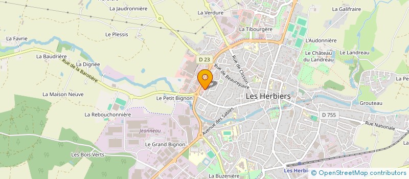 localisation de l'entreprise SCI DE LA MAINE à LES HERBIERS
