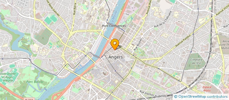 localisation de l'entreprise SCI DE LA MAINE à ANGERS
