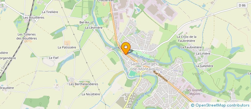 localisation de l'entreprise SCI DE LA MAINE à MONTAIGU-VENDEE