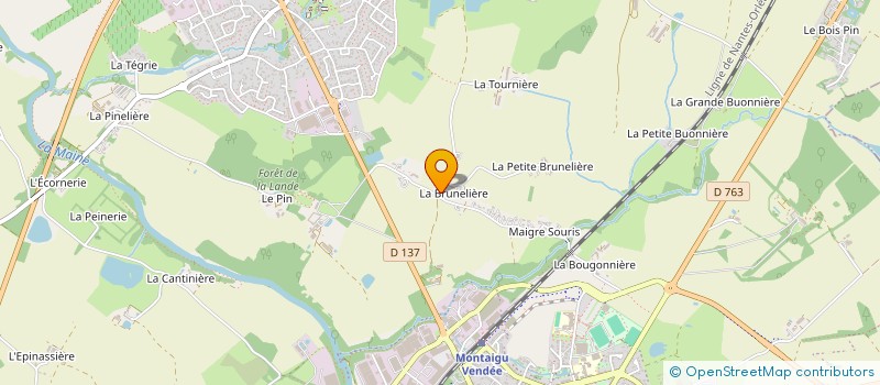 localisation de l'entreprise SCI DE LA MAINE à MONTAIGU-VENDEE