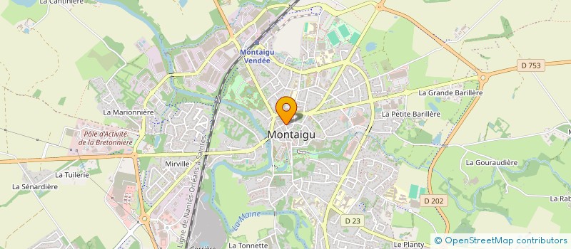 localisation de l'entreprise SCI DE LA MAINE à MONTAIGU-VENDEE