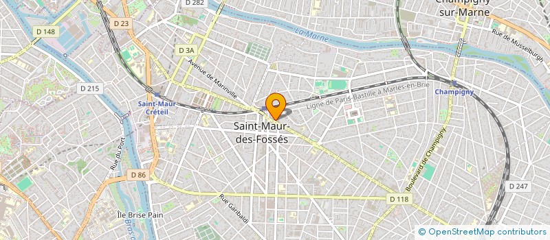 localisation de l'entreprise SCI DE LA MAIRIE à SAINT-MAUR-DES-FOSSES