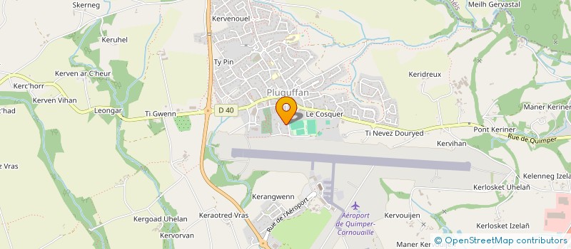 localisation de l'entreprise SCI DE LA MAIRIE  PLUGUFFAN