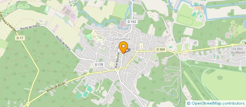 localisation de l'entreprise SCI DE LA MAIRIE  GOUVIEUX