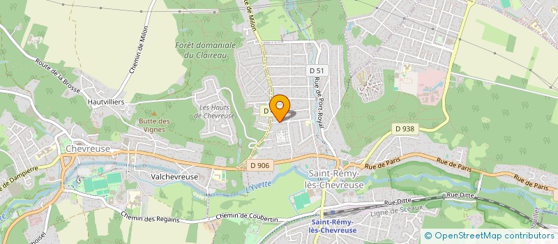 localisation de l'entreprise SCI DE LA MAIRIE  SAINT-REMY-LES-CHEVREUSE