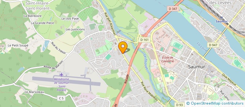 localisation de l'entreprise SCI DE LA MAISON AUX ROSES  SAUMUR