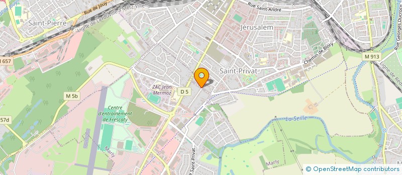 localisation de l'entreprise SCI DE LA MAISON BLANCHE  MARLY