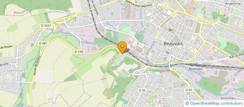 localisation de l'entreprise SCI DE LA MAISON BLANCHE  BEAUVAIS