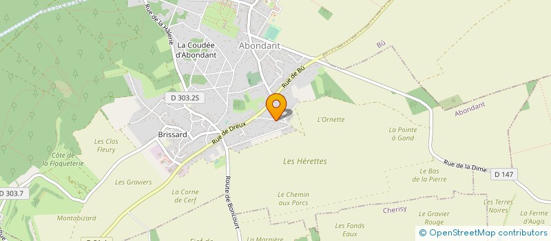 localisation de l'entreprise SCI DE LA MAISON BLANCHE à ABONDANT