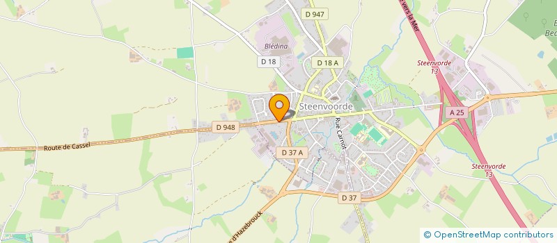 localisation de l'entreprise SCI DE LA MAISON BLANCHE  STEENVOORDE