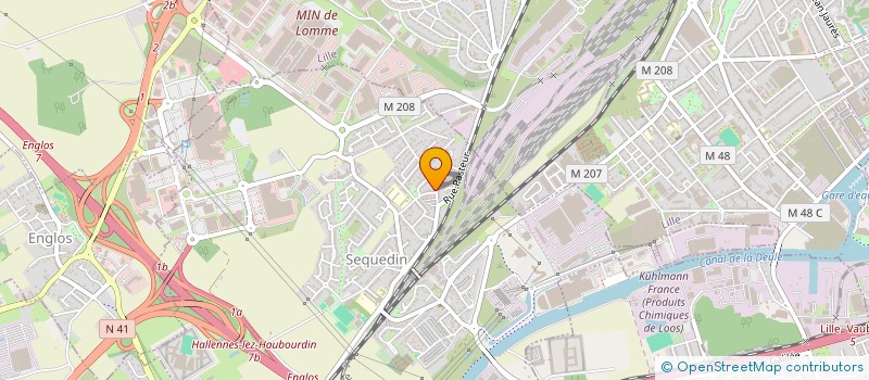 localisation de l'entreprise SCI DE LA MAISON BLANCHE  SEQUEDIN