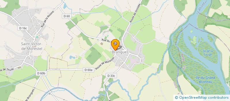 localisation de l'entreprise SCI DE LA MAISON BLEUE  BRANGUES