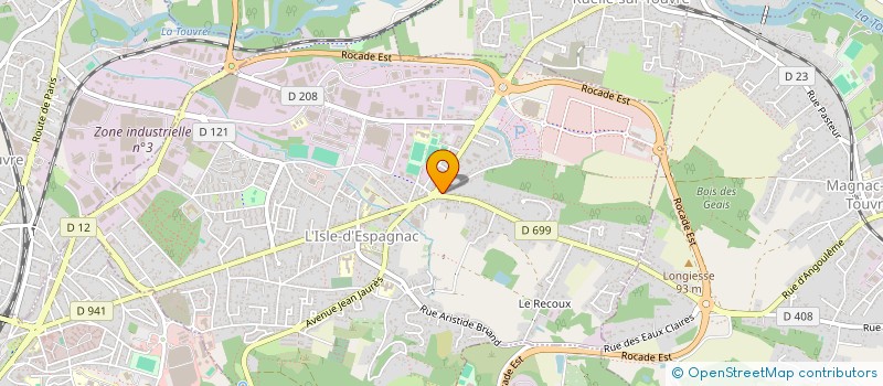 localisation de l'entreprise SCI DE LA MAISON D ARDOISE  L'ISLE-D'ESPAGNAC