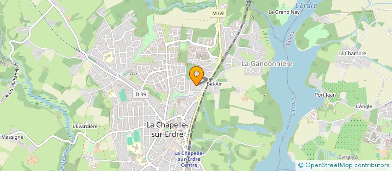 localisation de l'entreprise SCI DE LA MAISON DE L'AULNAY  LA CHAPELLE-SUR-ERDRE