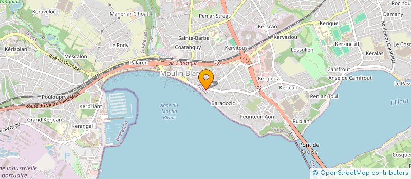 localisation de l'entreprise SCI DE LA MAISON DENTAIRE  LE RELECQ-KERHUON