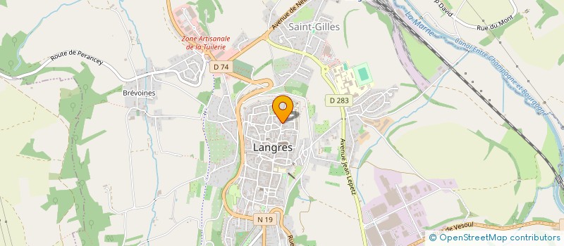 localisation de l'entreprise SCI DE LA MAISON DES OEUVRES à LANGRES