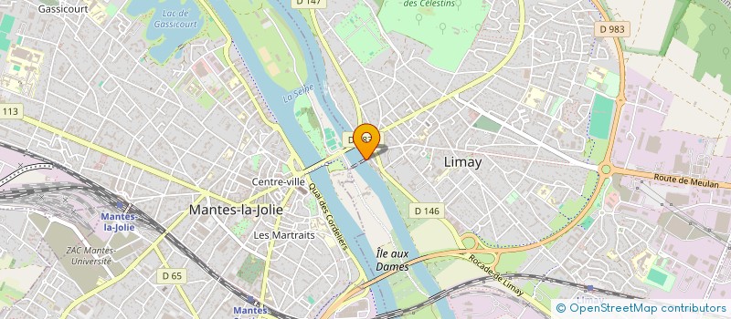 localisation de l'entreprise SCI DE LA MAISON DU PASSEUR  MANTES-LA JOLIE