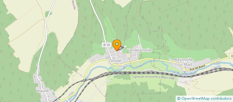 localisation de l'entreprise SCI DE LA MAISON DU PUITS  ONVILLE