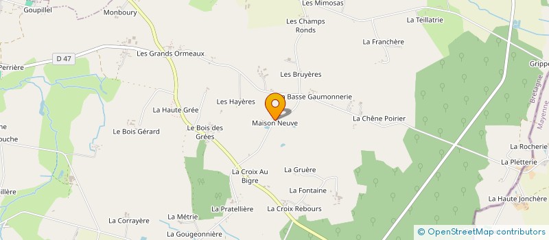 localisation de l'entreprise SCI DE LA MAISON NEUVE  DROUGES
