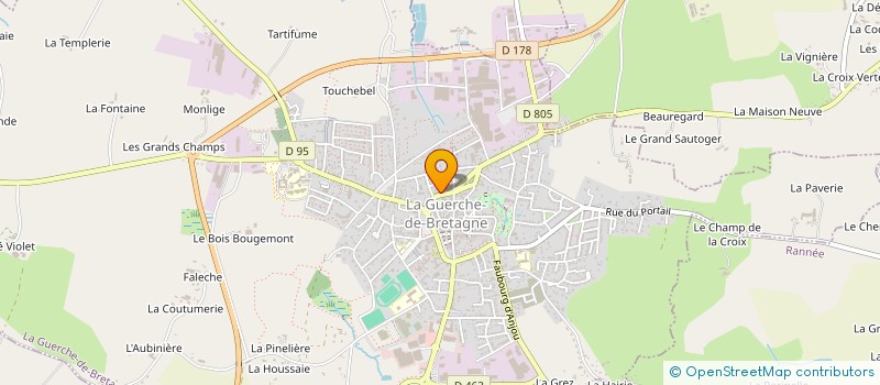 localisation de l'entreprise SCI DE LA MAISON NOTARIALE  LA GUERCHE-DE-BRETAGNE