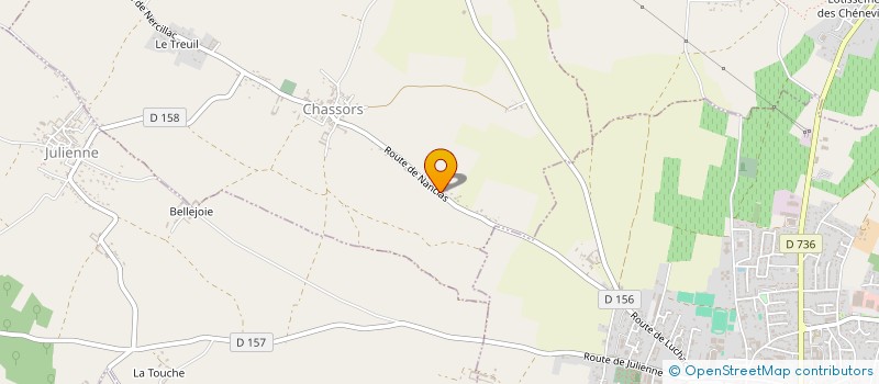 localisation de l'entreprise SCI DE LA MAISONNETTE  CHASSORS