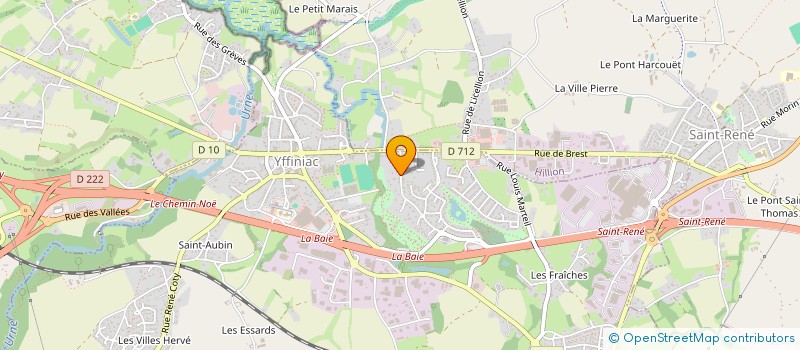 localisation de l'entreprise SCI DE LA MAISONNEUVE  YFFINIAC