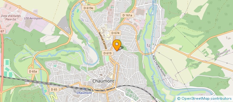 localisation de l'entreprise SCI DE LA MALADIERE ORTHOJECA à CHAUMONT