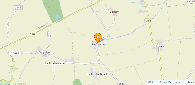 localisation de l'entreprise SCI DE LA MALADRERIE - MCJA à DANGEAU