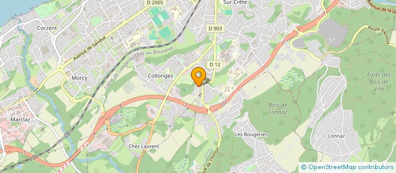 localisation de l'entreprise SCI DE LA MALAISAZ à THONON-LES-BAINS