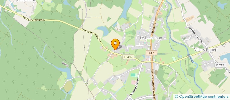 localisation de l'entreprise SCI DE LA MALANGE  LE DESCHAUX