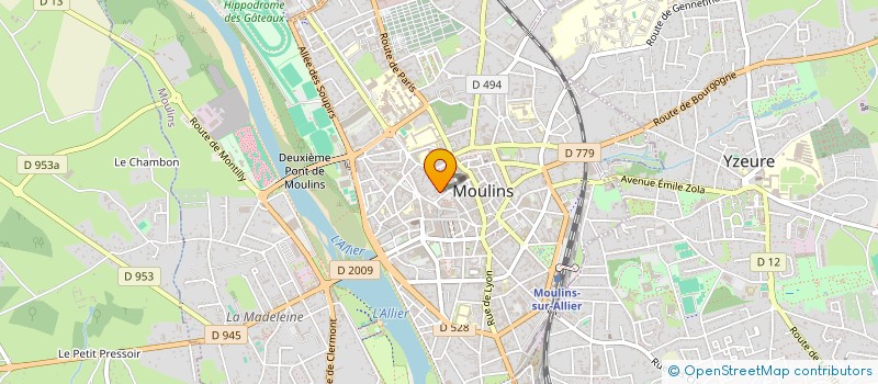 localisation de l'entreprise SCI DE LA MALCOIFFEE à MOULINS