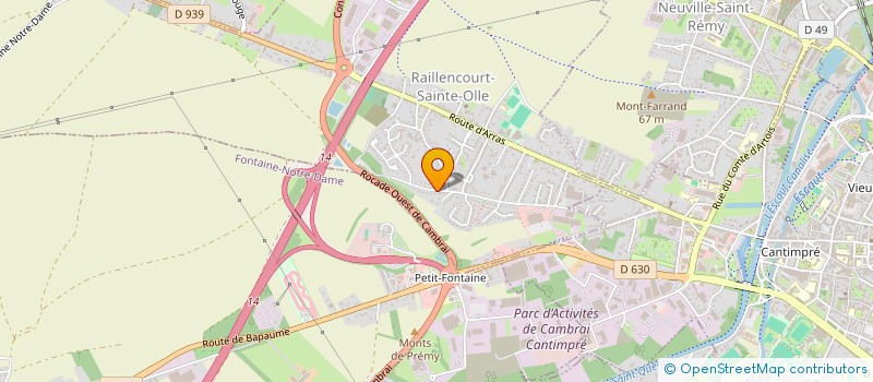 localisation de l'entreprise SCI DE LA MALTERIE  CUCQ