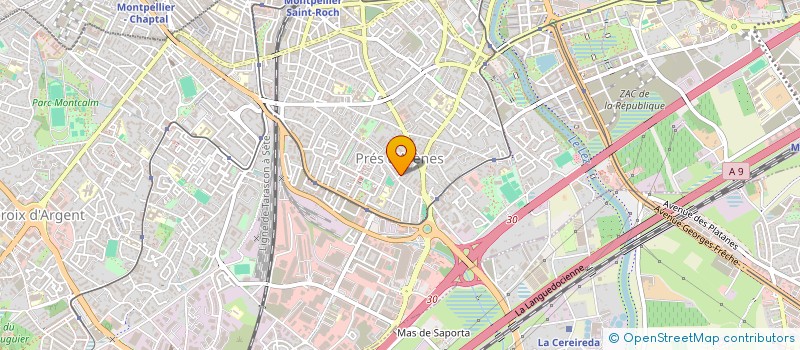 localisation de l'entreprise SCI DE LA MANADE à MONTPELLIER