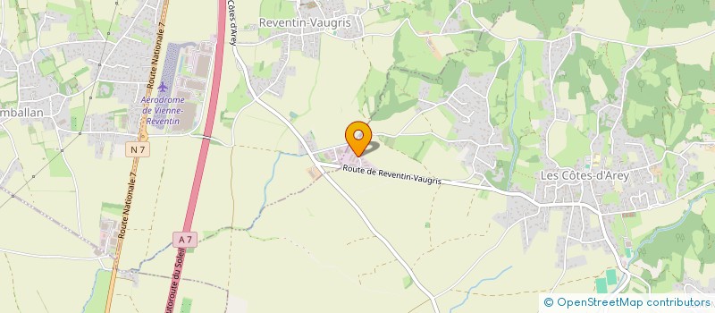 localisation de l'entreprise SCI DE LA MANAWAN  LES COTES D'AREY