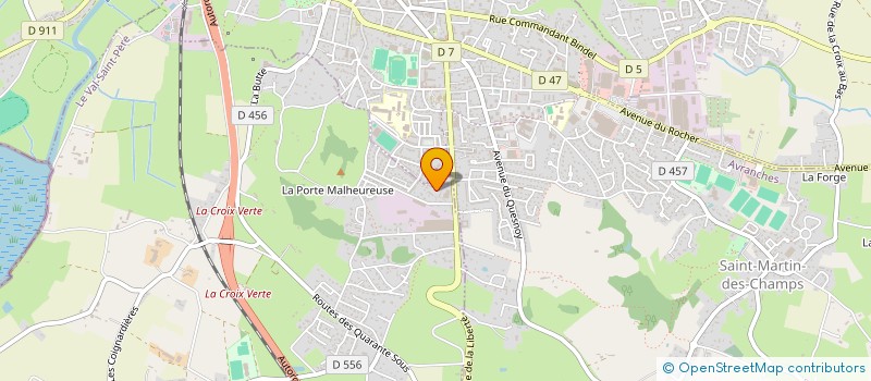 localisation de l'entreprise SCI DE LA MANCHALAIN  LE VAL-SAINT-PERE